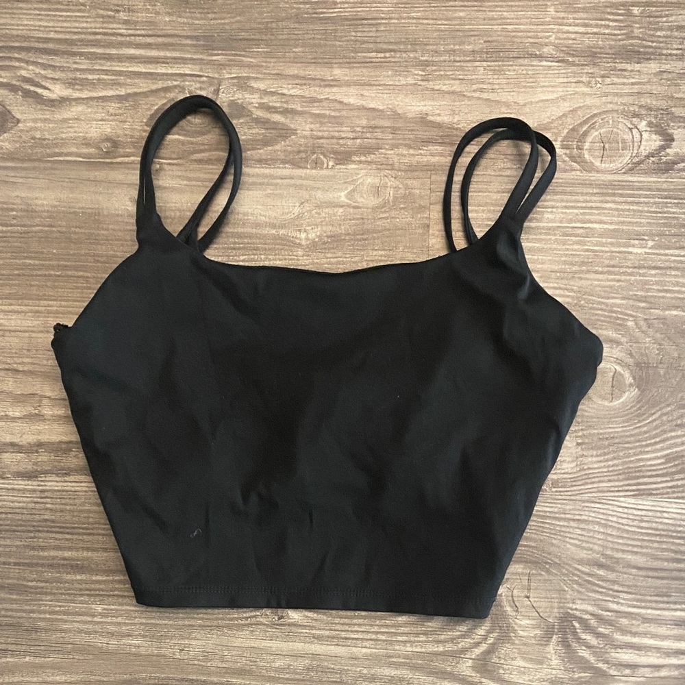 SHEIN Classic Black Crop Top